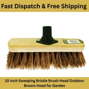 Outdoor Broom | Soft Bristle Garden & Yard Sweeper